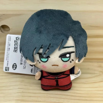 10cm Blue Lock Anime Game Plush Toy KeyChain Pendant Backpack Charm  Creative Birthday Gift Figure Doll