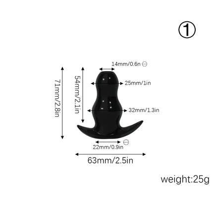 5 Sizes Hollow Anal Plug/Dilator/Dildo Soft Speculum Prostate Massager Butt Plug Set Intimate/Enema Sex Toys For Women Men Gay