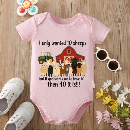 I Love My Family 100% Cotton Bodysuit Soft Baby Cloths Best Gift for Baby Onesie Jumpsuit for 0 To 12 Months Cute Newborn