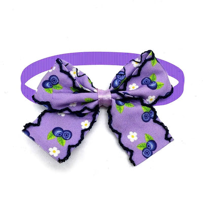 50/100pcs Summer Dog Neck Ties Pet Bowties Small Dog Cat Bowties Cute Fruit Style Puppy Accessories Dog Grooming Pet Supplies