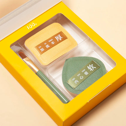 Soft Air Cushion Puff Makeup Blender Sponges Elastic Marshmallow Cosmetic Foundation Powder Set Powder Puff Set Box