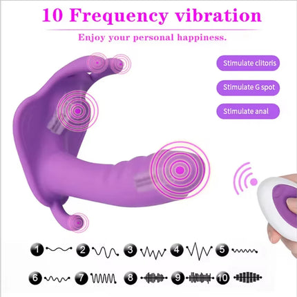 Remote Control Rabbit Vibrator Wearable / Vibrateur Lapin Télécommandé Portable
