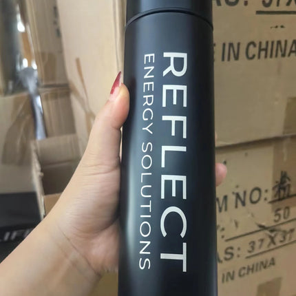 LOGO Name Thermal Bottle with Digital Thermometer 500ml Led Bilayer Flask Vacuum Insulated Bottle Portable Thermos Bottle