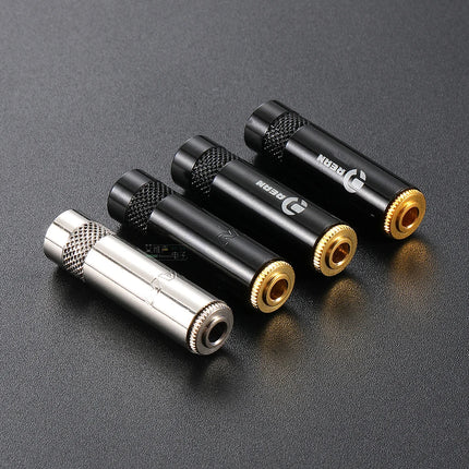 NEUTRIK's REAN jack 3.5mm 1/8" Stereo Headphone Plug Male Female Pair Recording Line Plug Gold Plated 3 Pole Repair Welding Plug