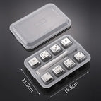 Dice 8pc Silver Clip