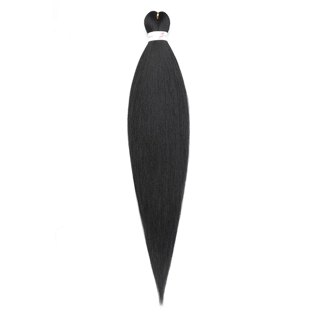 Pre-stretched Braids Hair Professional Itch Free Hot Water Setting Synthetic Fiber Ombre Yaki Texture Braid Hair Extensions