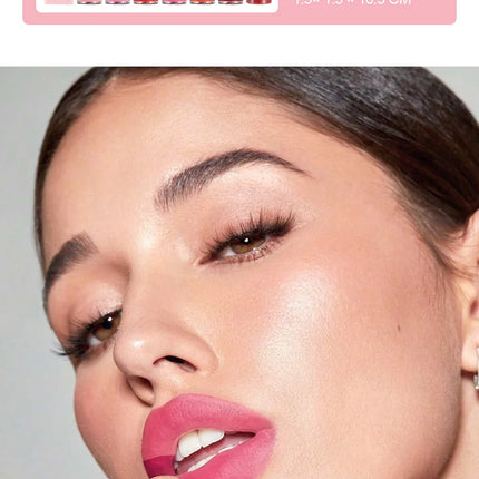 Matte Liquid Lipstick Waterproof Peel Off Lip Glaze Long Lasting Non Transfer Tear Away Lip Tattoo Set Sexy Red