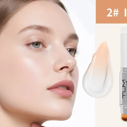 Tlm Color Changing Foundation Stick with Spf 15 Adjusting Nude, All-Day Lasting, Natural-Looking Complexion