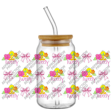 New Product Little Yellow Duck Waterproof DIY Decals 3D Transfers Stickers 16oz UV DTF for Glasses cup Wraps