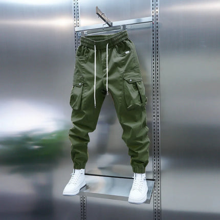 2025 New Men Joggers Autumn Sweatpants Spring Drawstring Casual Pants Workout Running Cotton Sports Trousers Men Clothing