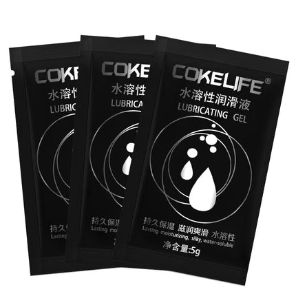10pcs/lot 5g Small Bag Anal Vaginal Sex Lubricant Water Based Anal Smooth Oil Sex Products for Sexual Life Massage