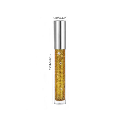 Gold Silver Glitter Mascara 3D Volume Eyelashes Curling Shimmer Mascara Diamond Shine Waterproof Volume Curl Mascara Eye Makeup