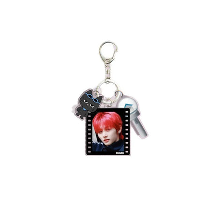 Cute Korean Men Boy Group Concert Character SUNGHO RIWOO JAEHYUN Pendant Bag Acrylic Backpack Hang Decoration Animal Keychain