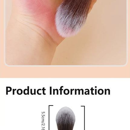 1/5/10pcs Professional Blush Highlight Loose Powder Brush Portable Multifunction Soft Fiber Makeup Brush Beauty Tools