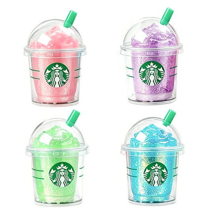 Squishy Best Seller Cute Iced Coffee Cup Squishy Fidget Toy Portable Mini Colorful Squeeze Stress Relief Decompression Doh Toy