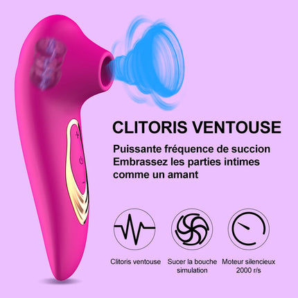 Clitoral Sucking Vibrator For Women Clitoris Clit Nipple Sucker Vacuum Stimulator VIbrators Female Sex Toys for Adults 18