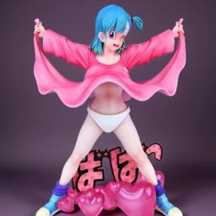 Bulma Dragon Ball Gk Figure Anime Beautiful Girl Resin Statue Collectible Desktop Ornament For Anime Collection Enthusiasts