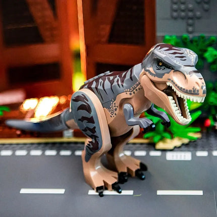 Mini Size Jurassic Dinosaur Building Brick Building Blocks Educational Design Mini T-Rex Building Toy Assemble Model