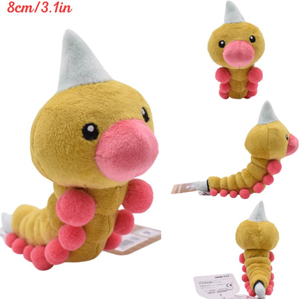 Pokémon Fit Plush Toys Milotic Butterfree Lugia Meowth Haxorus Garchomp Shinx Dragonair Furret Stuffed Plush Dolls Gift Kids