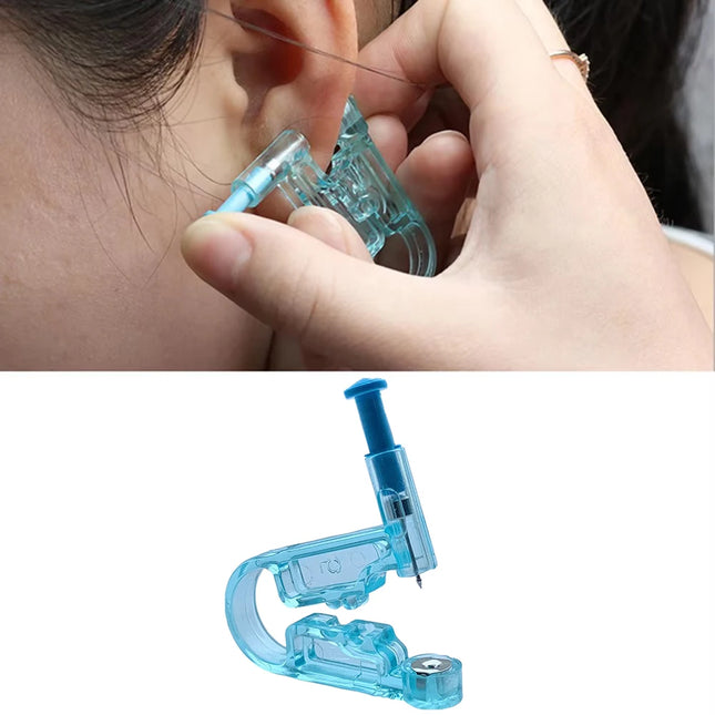 1/2/4Pcs Disposable Sterile Ear Piercing Unit Cartilage Tragus Helix Piercing Gun No Pain Piercer Tool Machine Kit Stud Jewelry