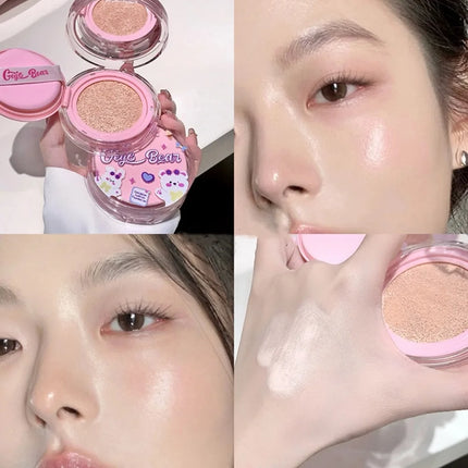 Concealer Air Cushion CC Cream Long-lasting Brightening High Coverage Liquid Foundation Moisturizing BB Cream Makeup Cosmetic
