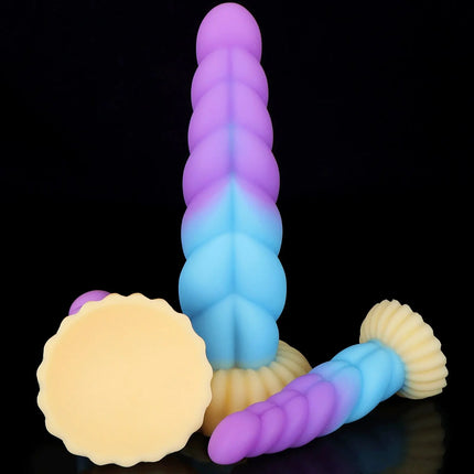 NEW Luminous Anal Plug Female Masturbator Expansion Anal Dildos for Women Soft Silicone Butt Plug Gay Sex Toys Prostate Massager