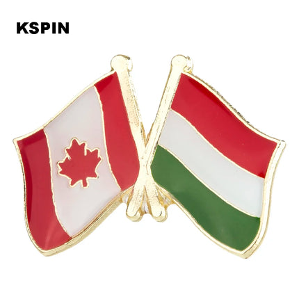 Hungary Flag Badge Brooch Natinal Lapel Pins Flag Lapel Pins Country Flag Badge