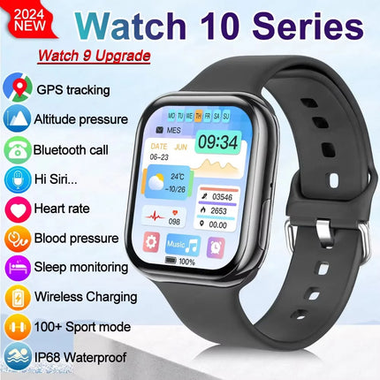New Smart Watch Women Series 10 Screen Bluetooth Call Heart Rate Blood Pressure Men GPS Smartwatch for Android IOS Sports Watch