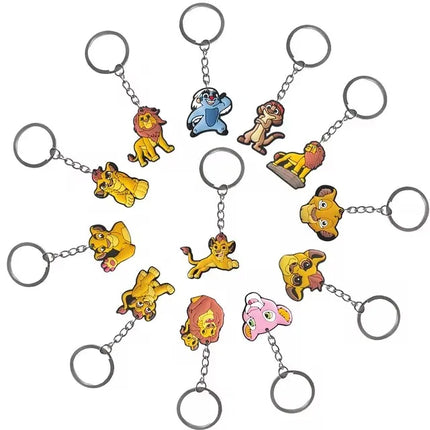 Lion King Simba Party Favors Animal Slap Bracelet Sticker Keychain Kids Birthday for Boys Festival Gifts Pinata Filler Gift