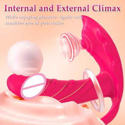 Wearable G Spot Dildo Vibrator Long Distance App Remote Control Panty Butterfly 9 Vibrating Mode Female Adult Sex Toys for Women