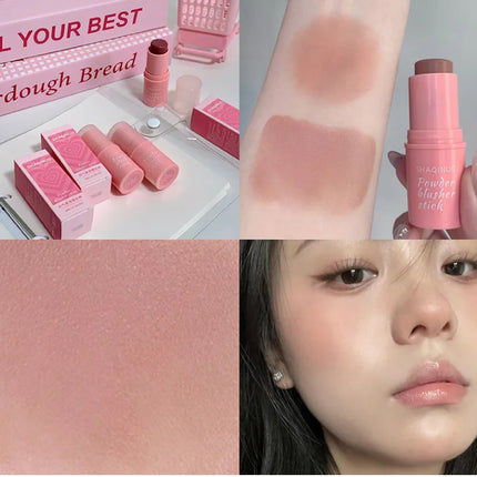 Velvet Matte Smooth Blush Stick Long-lasting And Low Saturation Natural Makeup Effect And Easy To Apply