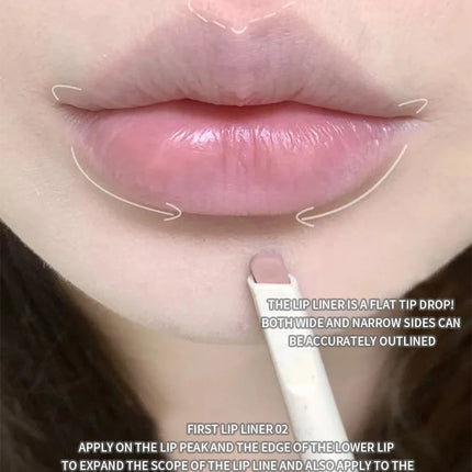 LipLinerPen Lips Makeup Soft Mist Cosmetics Lipstick Pen Gentle Colors Matte Lipstick Pen Lip Contouring Lipliner Pencil