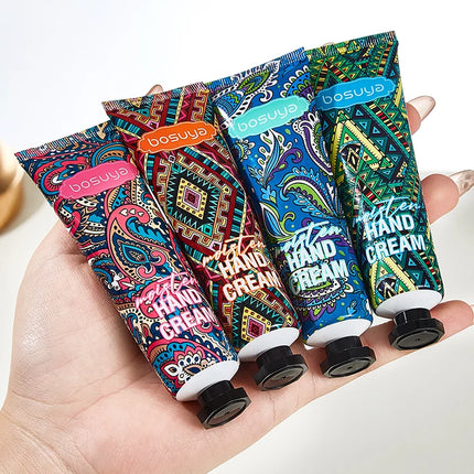 8-piece Lipstick + Hand Cream Set, Fruit Flavor, Long-lasting Hydration, Light and Non-Greasy, Daily Care, Christmas Gift