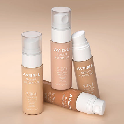 Moisturizing foundation, concealer, waterproof face makeup base, suitable for women's makeup, Halloween gift