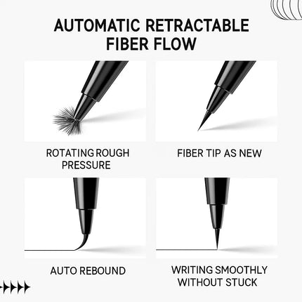 A.M.G Smooth Quick-Drying Eyeliner Pen Waterproof, Smudge-Proof, Long-Lasting, Colorful Eyeliner Pen