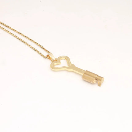 Heart Shaped Chastity Cage Key Necklace Accessory Fits All Cock Cages Integrated Locks Key Holder Sex Toys Adult Games Gifts