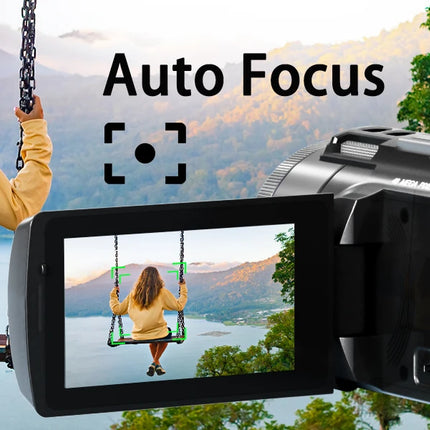 NBD 4K Camcorder Video Camera with 48MP Vlogging Camera With Wi-Fi & App Control,Video Recorder with 3X Battery Life, 16X Zoom