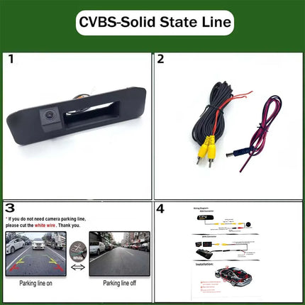 Rear View Parking Camera For Mercedes Benz A W176 W177 A160 A180 A200 A220 A250 Night Waterproof Backup Reversing Camera Trunk