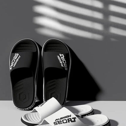 High Quality Men's Summer Fashion Thick Sole Sandals,Viral Beach Pool Slides,Non-Slip Bathroom Slippers,Trendy Male Sports Shoes