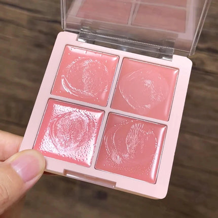 DIKALUA Korean low-saturation Blush paste, pink, tender, swelling and contracting color, pure and elegant blush palette