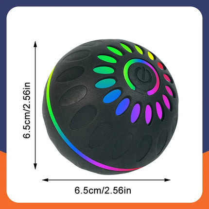 Interactive Smart Dogs Toys Balls - USB Automatic Moving Bouncing Ball for Puppy to Large dog-Electronic Pet Ball Christmas Gift