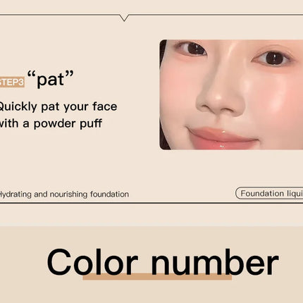 Misty Soft Matte Liquid Foundation Has a Creamy Texture That Is Light and Breathable. It Is Long-Lasting, Waterproof, Oil-Controlling, and Does Not Remove Makeup. Beginners Can Apply Makeup Easily