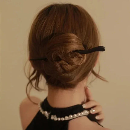 Vintage Wood Hair Sticks for Women 집게핀 Hair Accessories Chinese Style Hairwear Hairpins Jewelry Украшения Для Волос 비녀