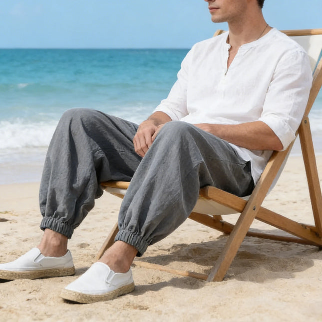 Men Loose Harem Pants Fashion Man Chinese Overweight Sweatpants Quality Casual Brand New Male Trousers