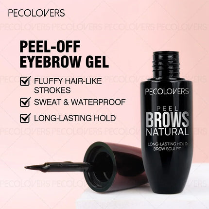 1PC Semi-Permanent Peelable Tear-Off Eyebrow Gel-Waterproof & Long Lasting, Easy to Apply ,Natural Look with Precise Application