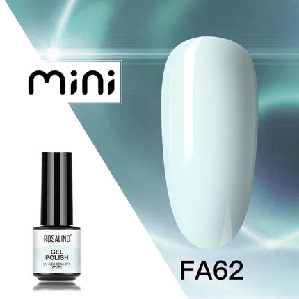 ROSALIND Shiny Gel Nail Polish Soak Off Gel Varnishes Nail Art Semi Permanent UV Glitter Nail Gel Polish Base Top Coat Enamel
