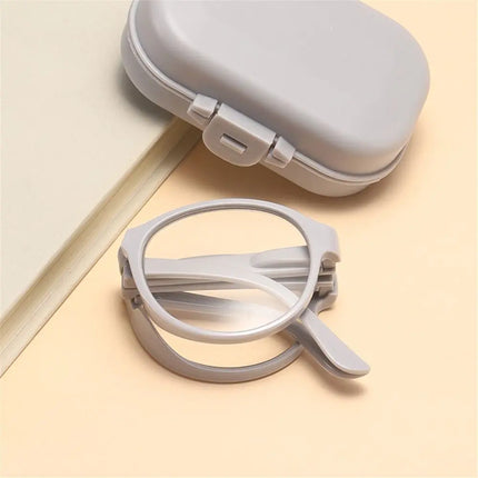 Folding Reading Glasses with Glasses Case Unisex Portable Lightweight Presbyopic Glasses Anti blue light Strength 1.0x ~ 4.0x