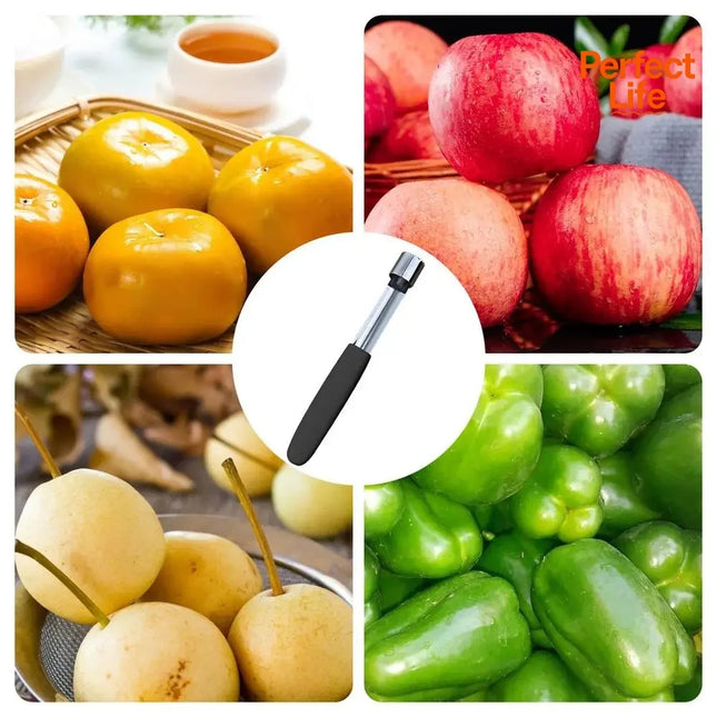 Apple Corer Pitter Pear Bell Twist Fruit Stoner Easy Core Seed Remover pepper Remove Pit Kitchen Tool Gadget