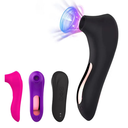 Rechargeable Waterproof Silicone Female Suction Vibrator Clitoris G-Spot Portable Adult Masturbator Massager Sex Machine