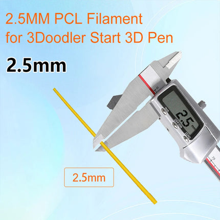 300PCS 3D Pen Filament Refills 3D Print Filament 2.5mm 15CM Long 3D Pen Accessories 3D Drawing Pen Refill Filament Bundle